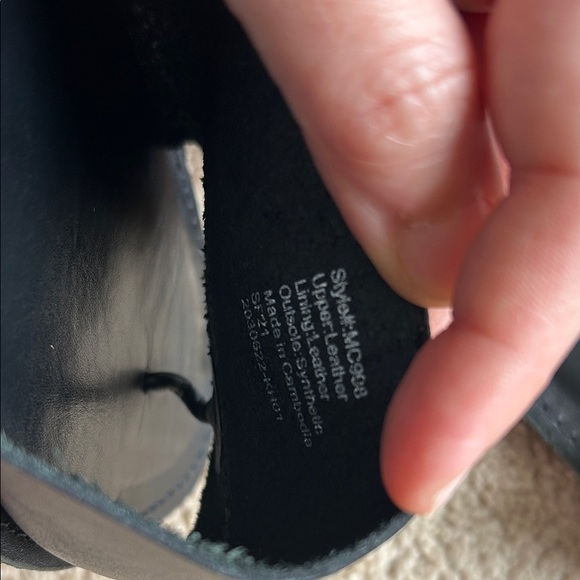 Madewell Boardwalk Post Slide Sandal in True Black Leather - Picture 9 of 10